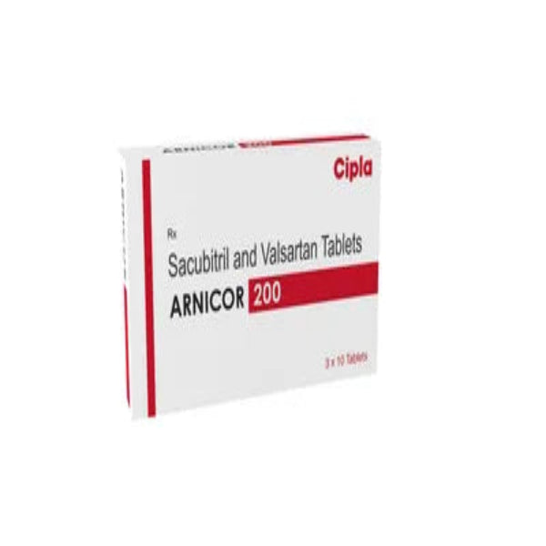 Arnicor 200 Mg (Sacubitril/Valsartan)