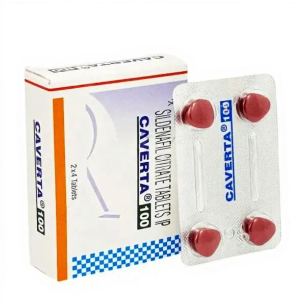 Caverta 100 mg (Sildenafil Citrate)