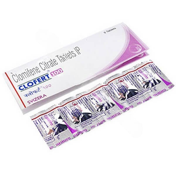 Clofert 100 mg (Clomiphene)