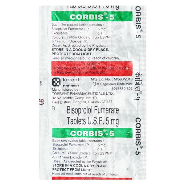 Corbis 5 mg (Bisoprolol)
