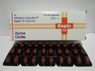 Depin 10 mg (Nifedipine)