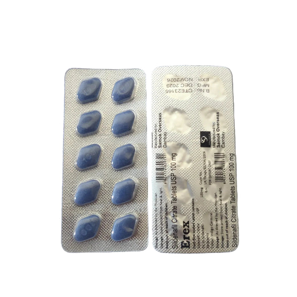 Erex Soft 100 Mg (Sildenafil Citrate)