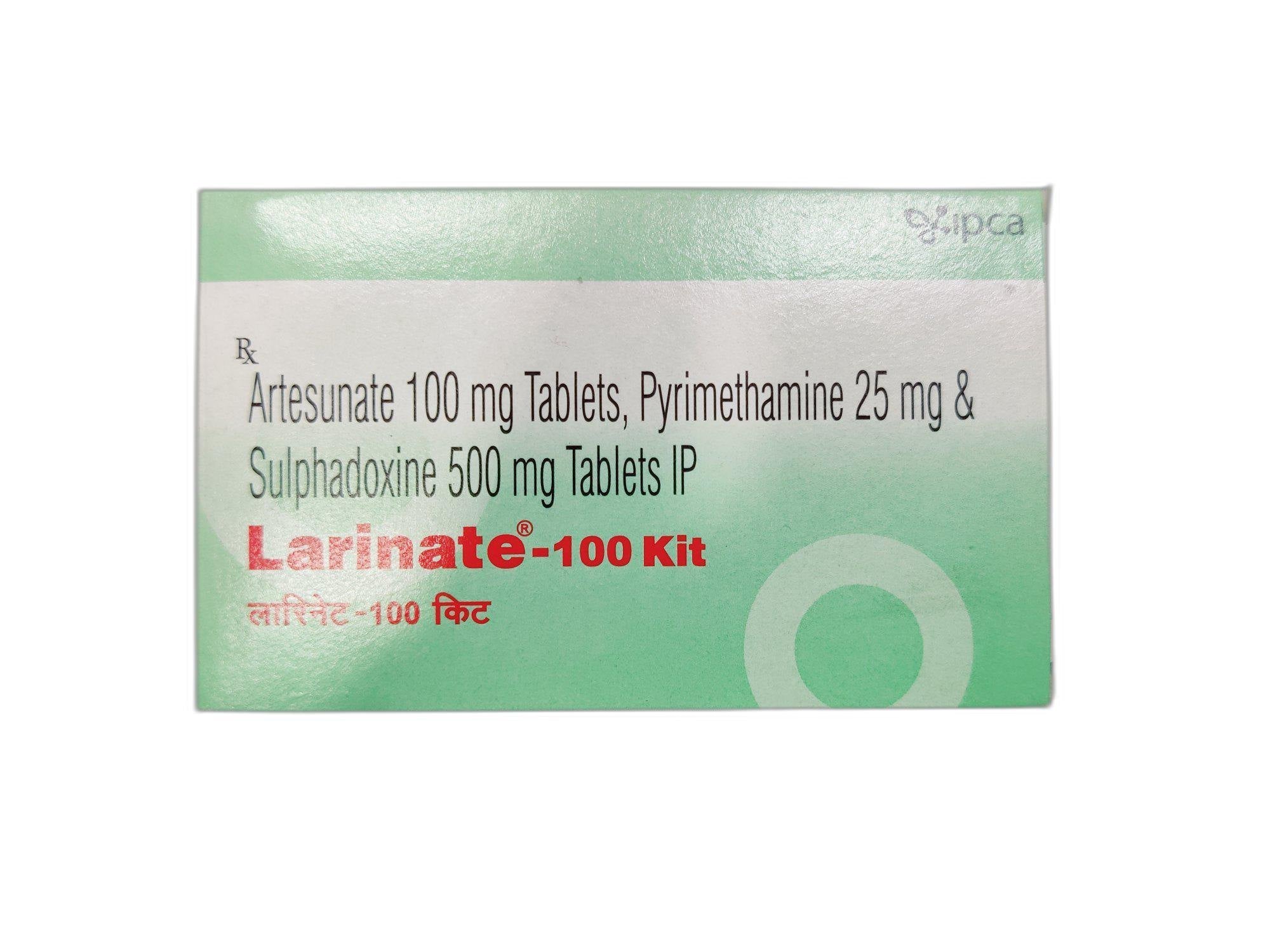 Larinate 100 mg (Artesunate/Sulfadoxine/Pyrimethamine)