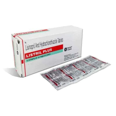 Listril Plus 5 mg/12.5 mg (Lisinopril/Hydrochlorothiazide)