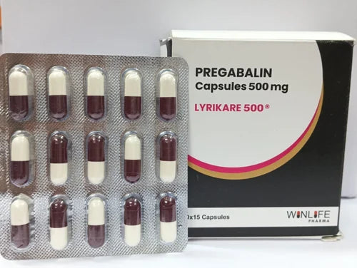 Lyrikare 500 Mg (Pregabalin)