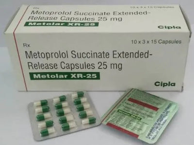 Metolar XR 25 mg (Metoprolol)