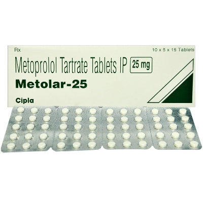 Metolar 25 mg (Metoprolol)