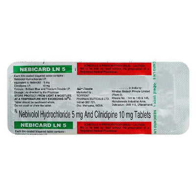 Nebicard LN 5 Mg (Nebivolol/Cilnidipine)