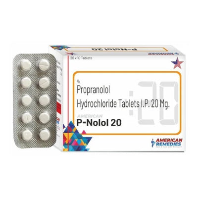 P-Nolol 20 mg (Propranolol Hydrochloride)