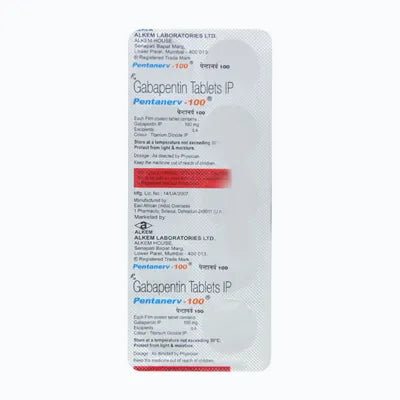 Pentanerv 100mg (Gabapentin)