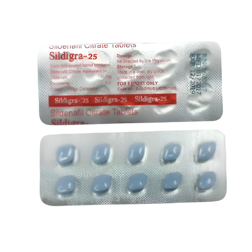 Sildenafil Citrate 25mg Tablets