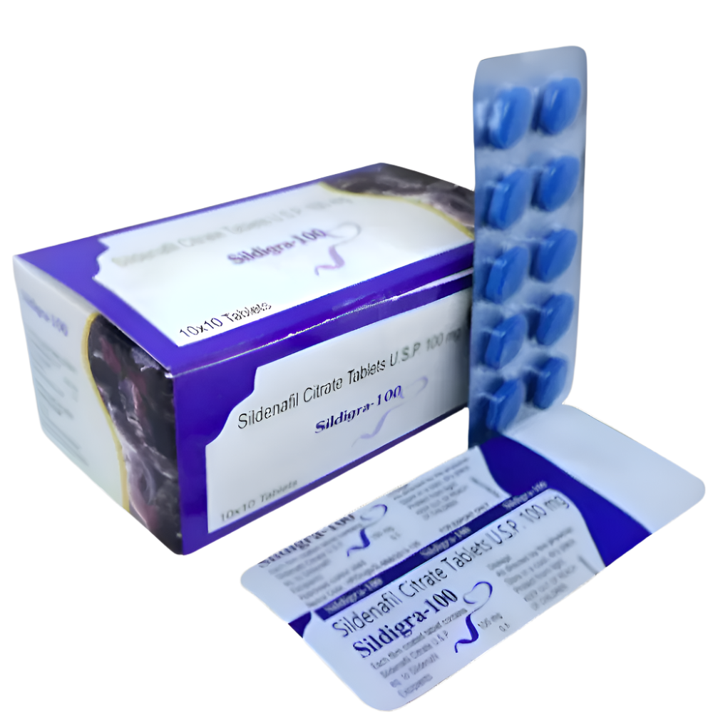 Sildigra 100 – Sildenafil Citrate 100mg Tablets