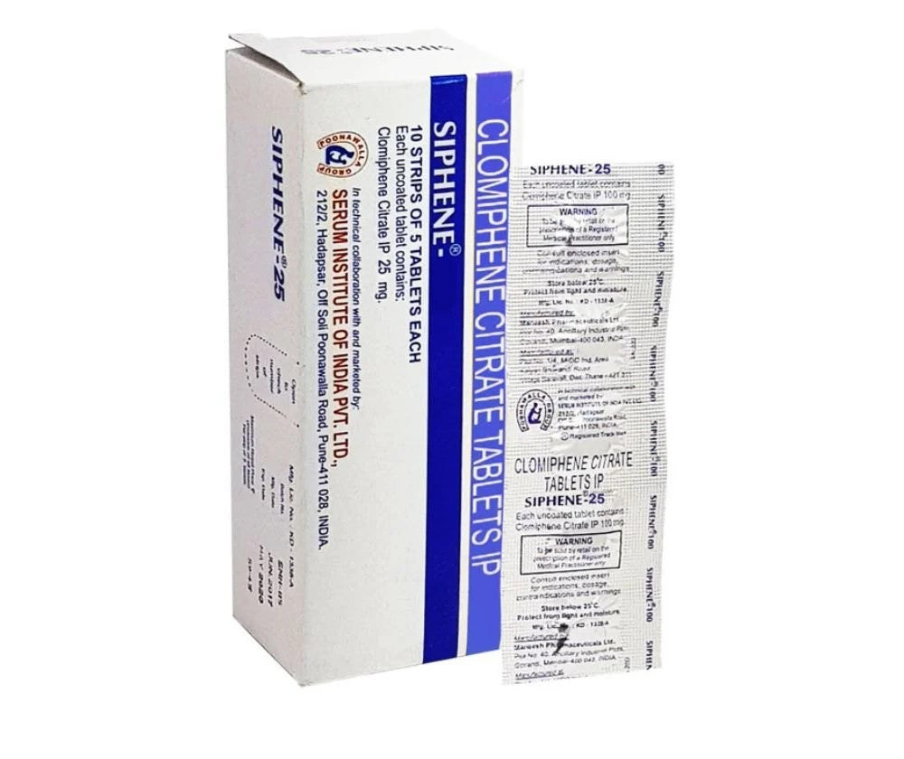 Siphene M 25 mg (Clomiphene)