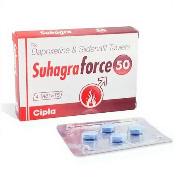Suhagra Force 50mg (Sildenafil/Dapoxetine)