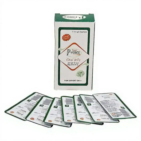 Super P Force Oral Jelly (Sildenafil/Dapoxetine)