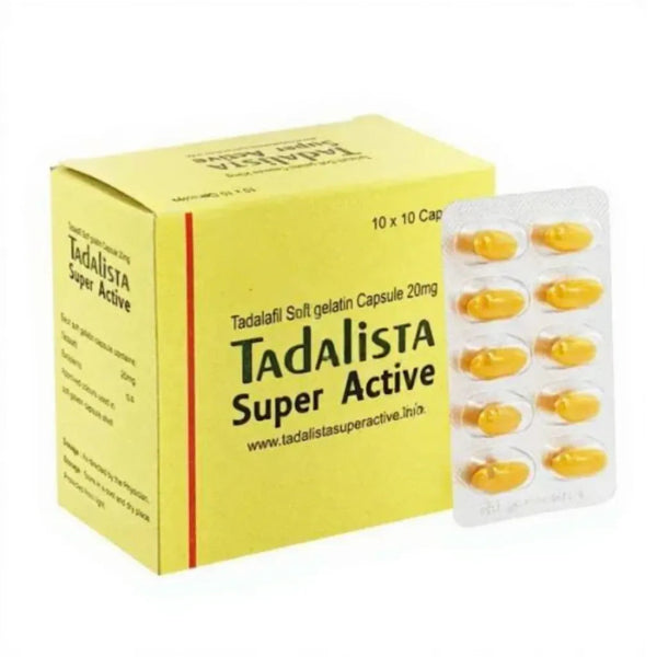 Tadalista Super Active 20mg (Tadalafil)