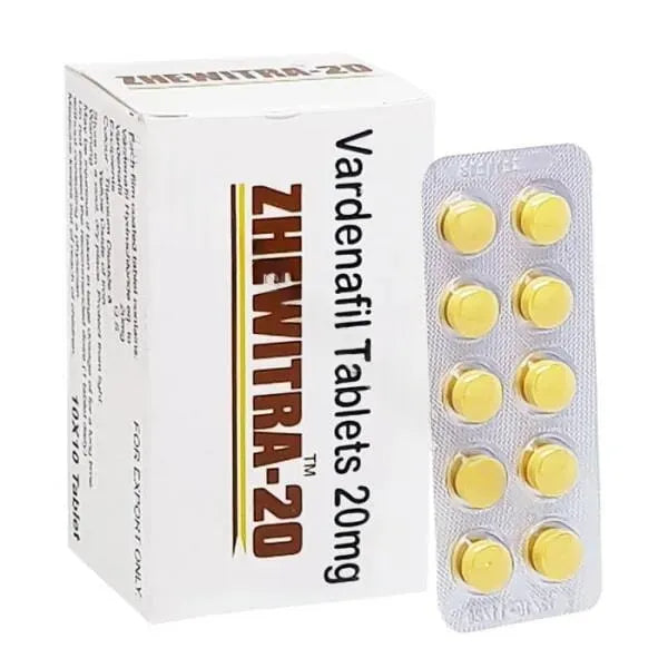 Zhewitra 20mg (Vardenafil)