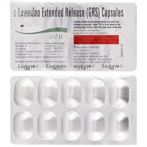 Baclofen Extended Release 10 Mg (Generic)