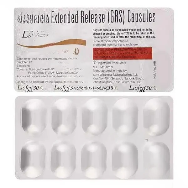 Baclofen Extended Release 30 Mg (Generic)
