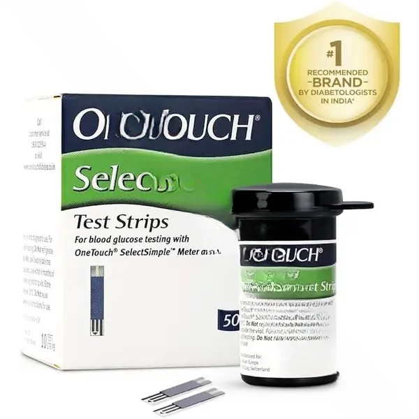 OneTouch Select Test 50 Strip (Only Strips) (Healthcare Device)