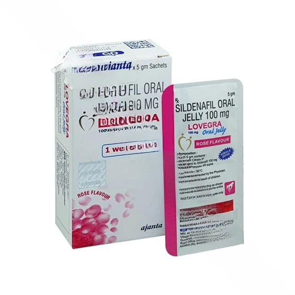 Lovegra Oral Jelly (Sildenafil Citrate)