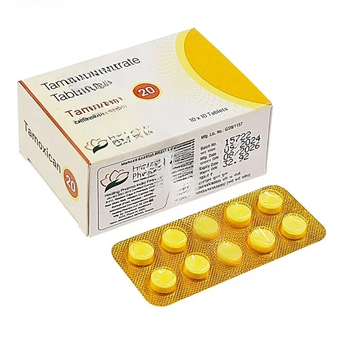 Tamoxican 20 mg Tablet (Tamoxifen)