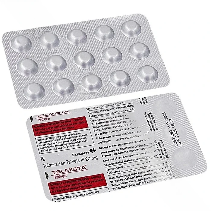 Telmista 20 mg (Telmisartan)