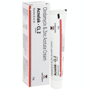 Acnelak-CLZ Cream (Clindamycin/Zinc acetate )