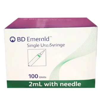 BD Emerald 2ml Syringe with 23G Needle (Syringe)