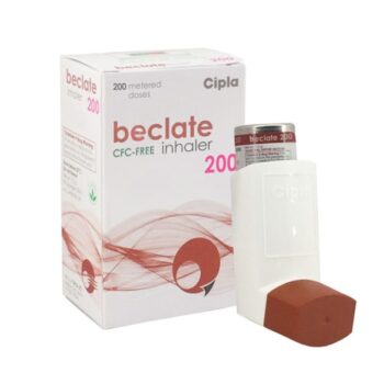 Beclate Inhaler 200 mcg (Beclometasone)