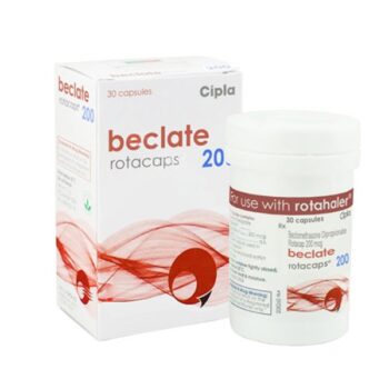 Beclate Rotacaps 200mcg (Beclometasone)