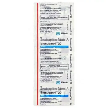 Serratiopeptidase 20 mg (Generic)
