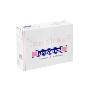 Cardivas 6.25 mg (Carvedilol)