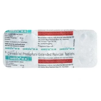 Carvedilol Phosphate Extended Release 40 mg (Generic)