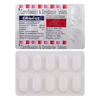 Cifran OZ 1000 Mg (Ciprofloxacin/Ornidazole)