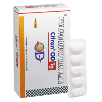 Cifran OD 1000mg (Ciprofloxacin)