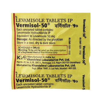 Levamisole Tablets (Vermisol 50)