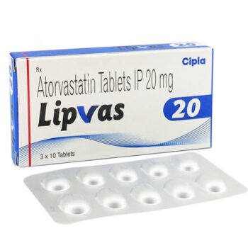 Lipvas 20 mg (Atorvastatin)