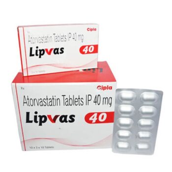 Lipvas 40 mg (Atorvastatin)