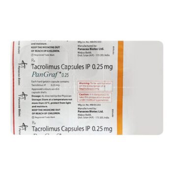 Pangraf 0.25 mg (Tacrolimus)
