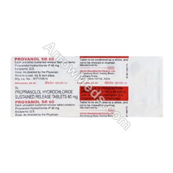 Provanol SR 60 Mg (Propranolol)