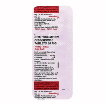 Roxid 50 Mg (Roxithromycin)