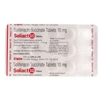 Solifenacin 10 mg (Generic)