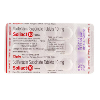 Soliact 10 mg (Solifenacin)
