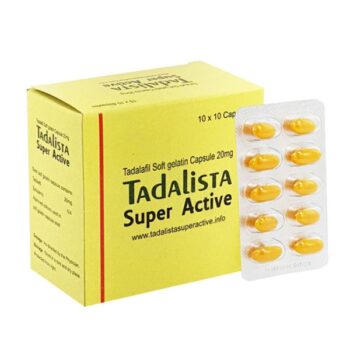 Tadalista Super Active 20 mg (Tadalafil) – Soft Gelatin Capsules