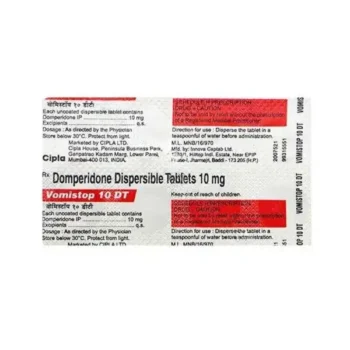 Domperidone Dispersible 10 Mg (Generic)