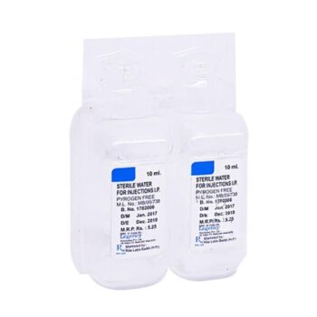 Water for Injection 10 ml (Sterile WFI)