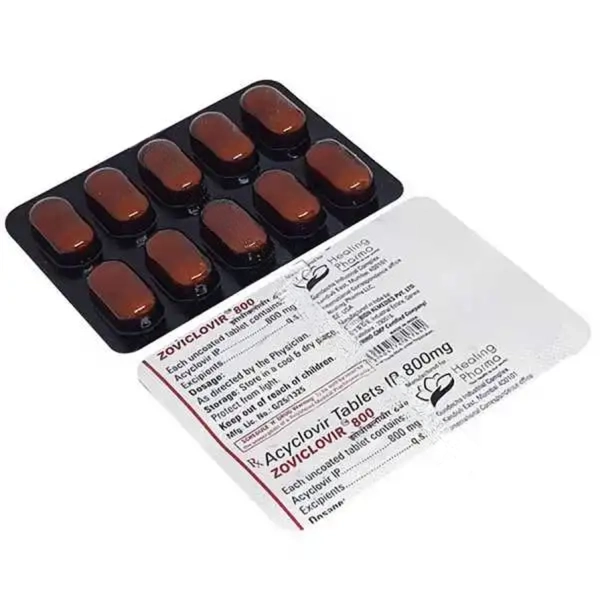 Zoviclovir-800Mg-Strip