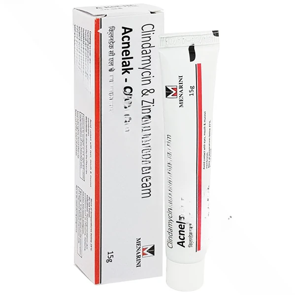 Acnelak-CLZ Cream (Clindamycin/Zinc acetate )